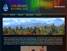 Tablet Screenshot of coloradofluids.com